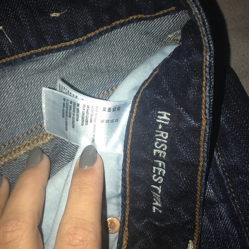 American eagle high rise festival shorts